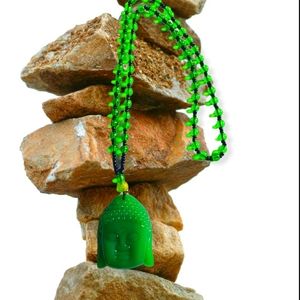 Lucky buddha pendant necklace